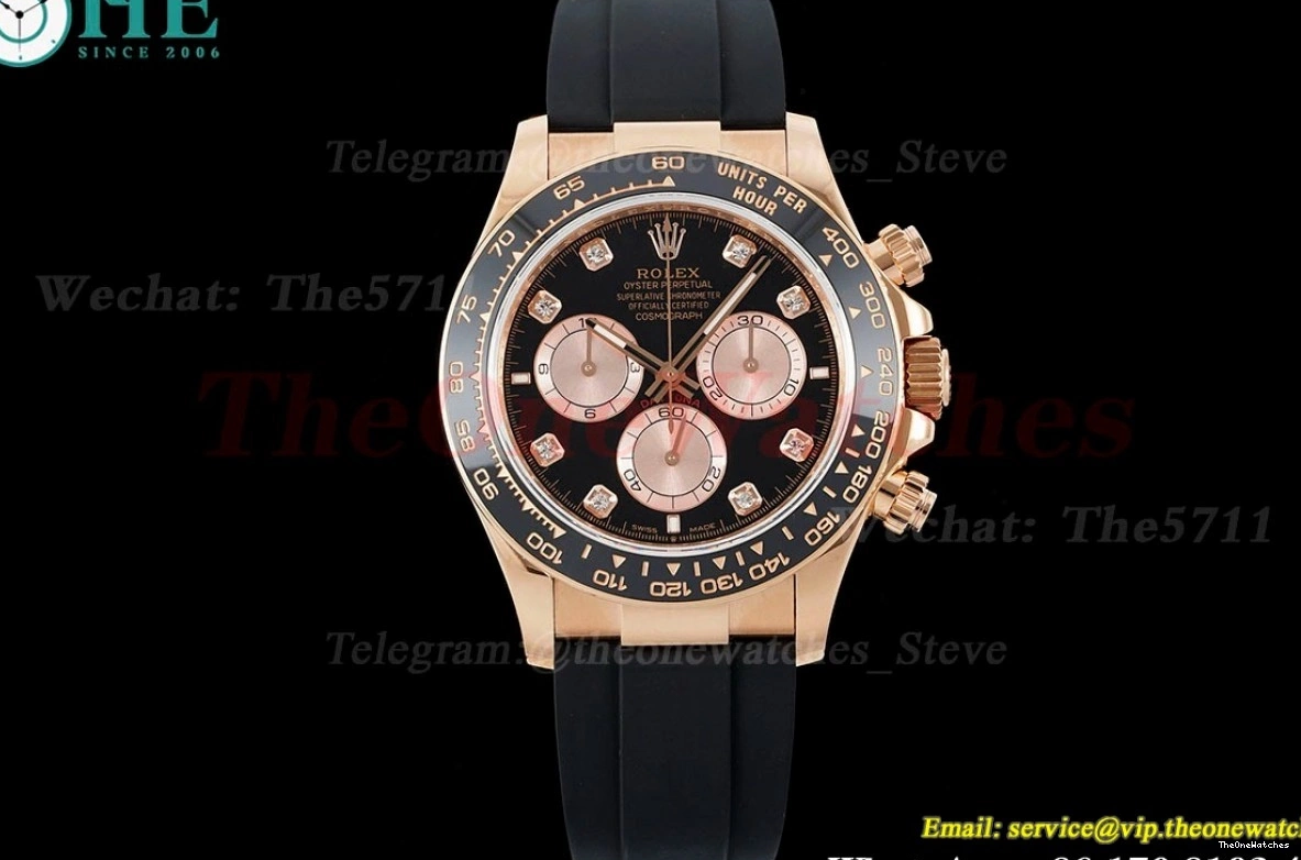 (Gain RG RU Weight) 40mm Daytona 126515 Dia QF Black SH4131 0113